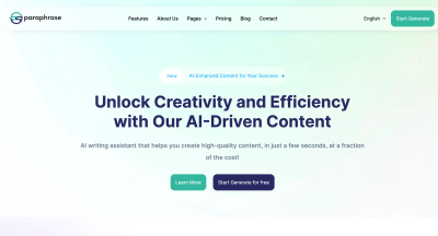 Bootstrap响应式AI写作助手官网源码