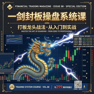 一剑独家封板操盘系统课：打板龙头战法从入门到实战