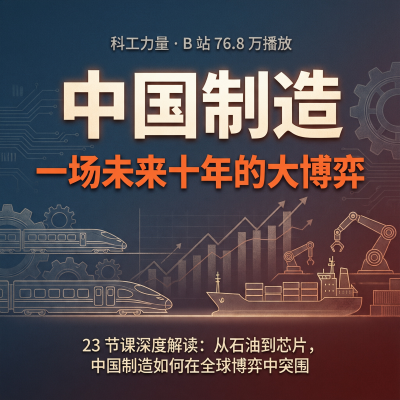 中国制造：一场未来十年的大博弈-从石油到芯片，23节课看清中国制造的真实处境