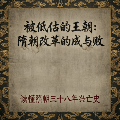 被低估的王朝：隋朝改革的成与败——读懂隋朝三十八年兴亡史