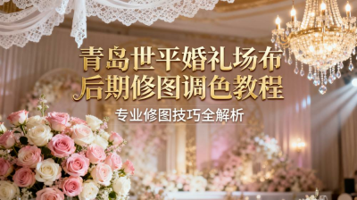 青岛世平婚礼场布修图调色教程