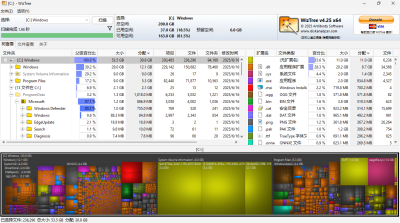 WizTree磁盘分析工具v4.2.8便携版  大文件一键查找