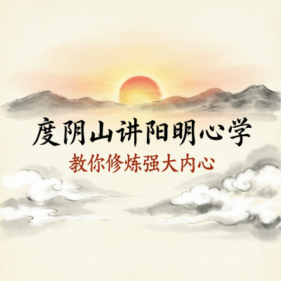 度阴山讲阳明心学：教你修炼强大内心
