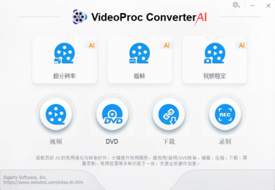 VideoProc Converter v8.6 绿色版 4K视频下载 编辑