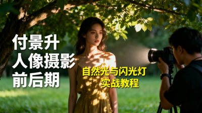 付景升人像摄影前后期(自然光、闪光灯)