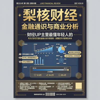 梨核财经：金融通识与商业分析——财经UP主里最懂年轻人的