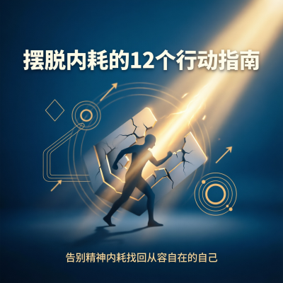 摆脱内耗的12个行动指南（完结）——告别精神内耗，找回从容自在的自己